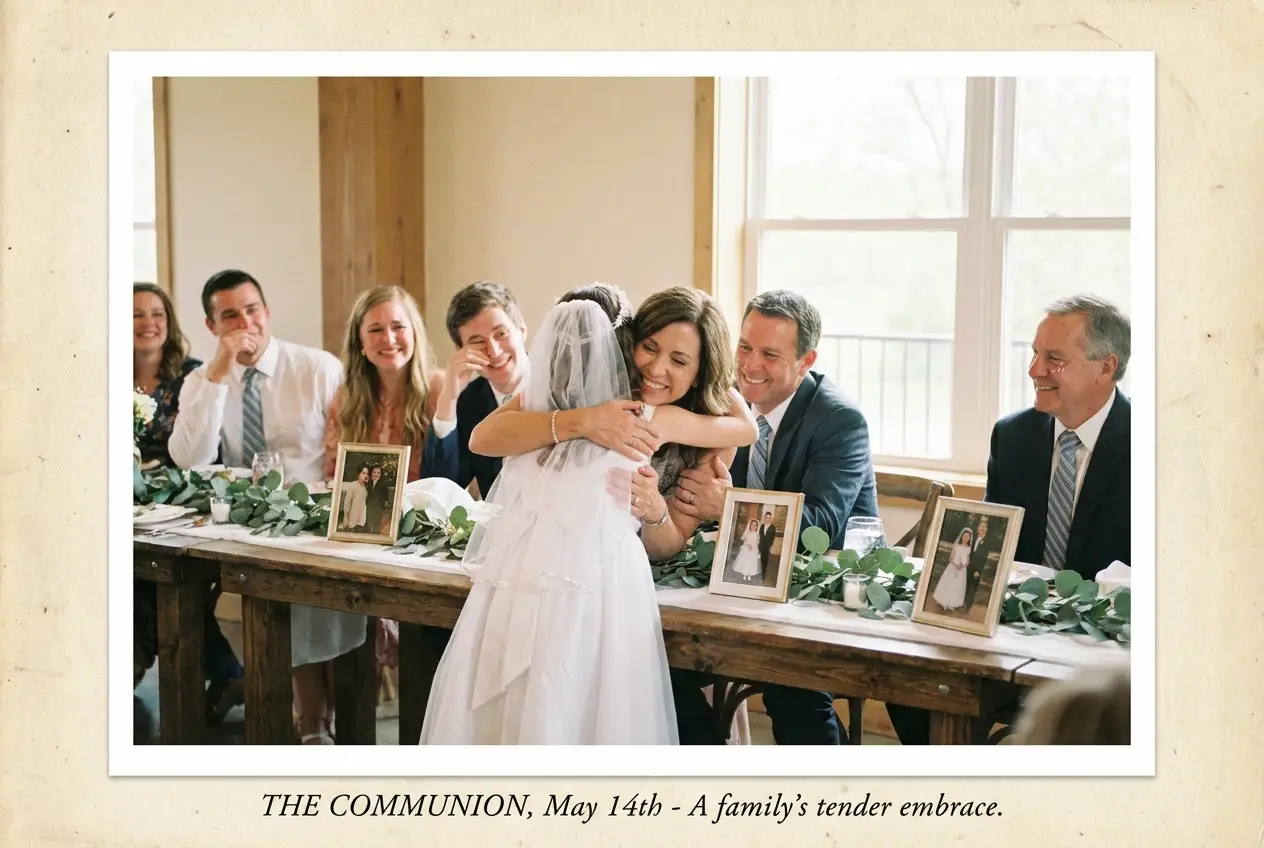 First communions portrait station