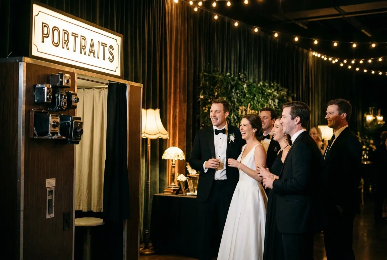 Weddings portrait station