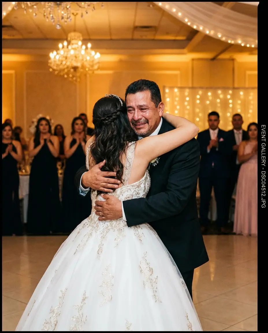 Quinceañera photo station moment